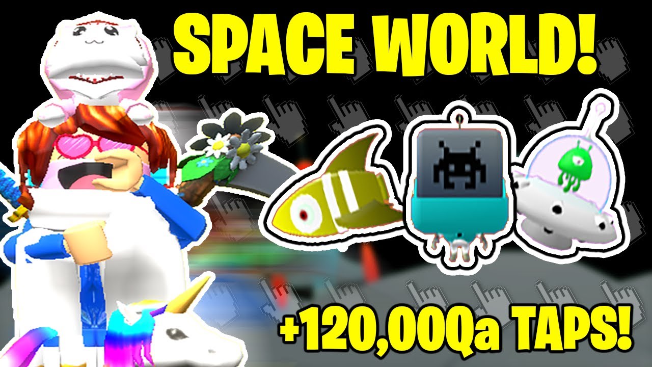 New Tapping Simulator Space Update New Op Pets New Secret Space Key Much More Roblox Youtube - codes for noob simulator roblox wiki robux heaven