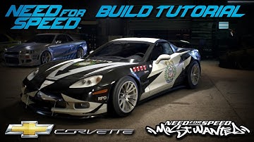 Need for Speed 2015 | Most Wanted Cross Chevrolet Corvette Build Tutorial | How To Make