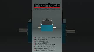 T25 High Speed Shaft Style Rotary Torque Transducer / #shorts