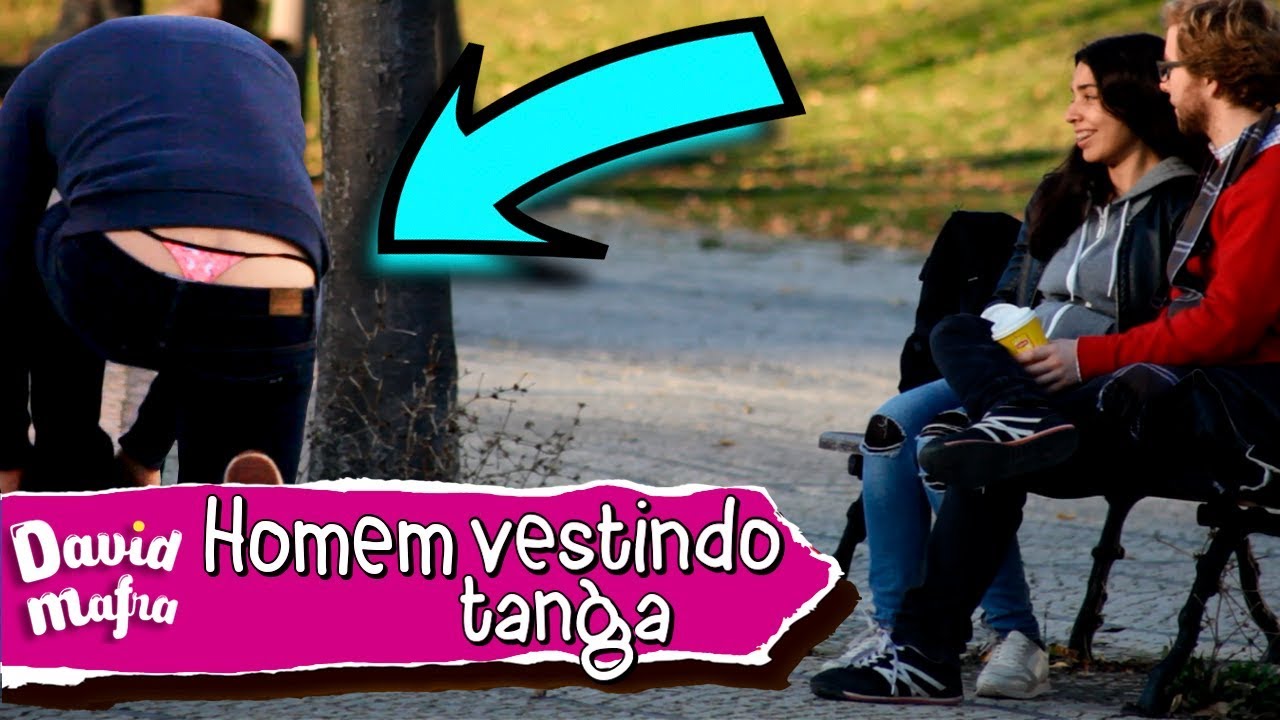 MAN WEARING THONG PRANK