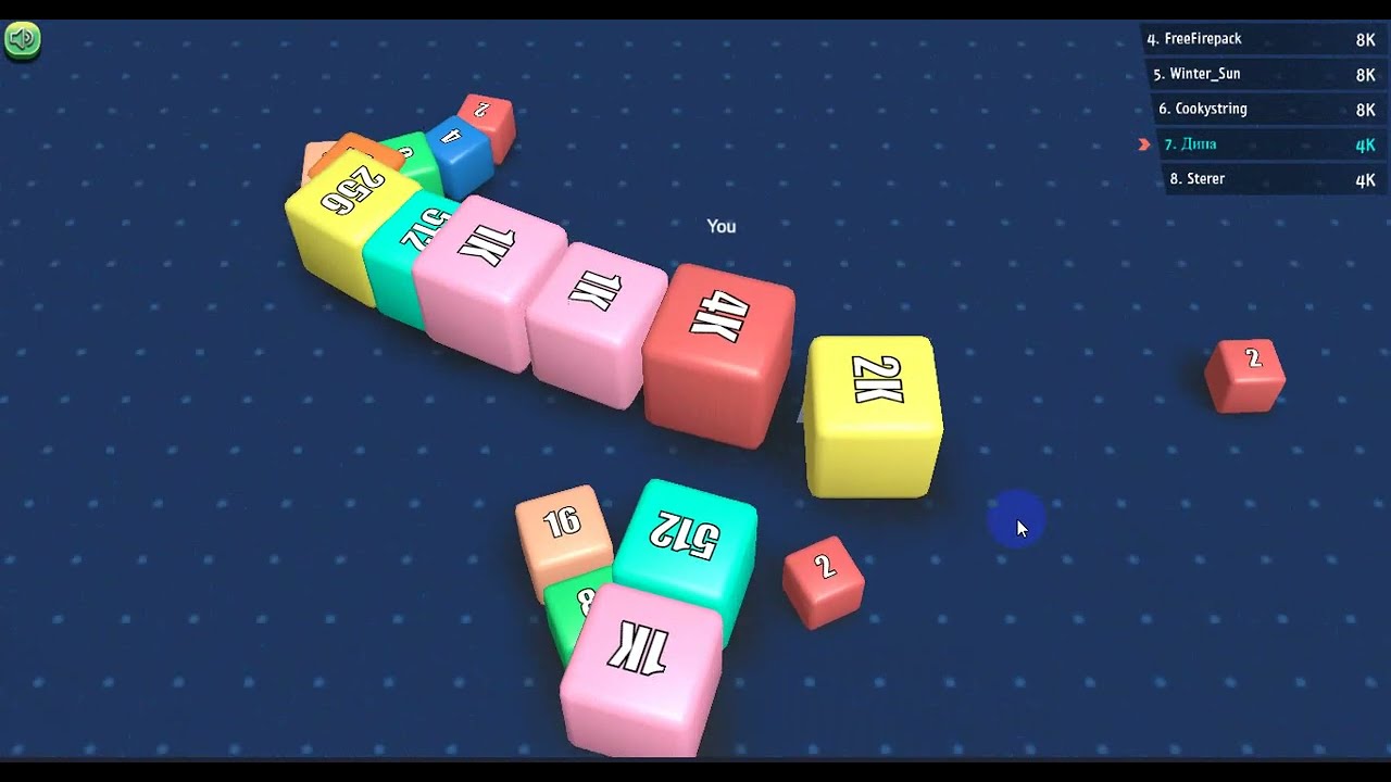 2048 игра, но io версии2️⃣0️⃣4️⃣8️⃣🔥