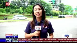 Kendala Cuaca Menghambat Peruntuhan Gedung Panin di Bintaro