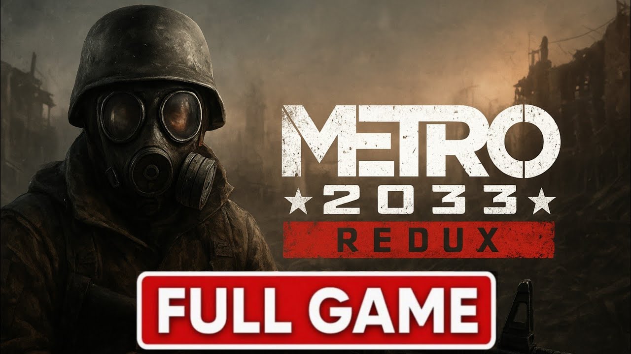 Metro 2033 Redux: Full Story Movie (4K 60FPS) 🎬 Ultra Realistic No Commentary Gameplay