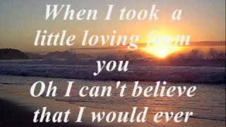 Video thumbnail of "The Moody Blues - Talking Out of Turn   lyrics"