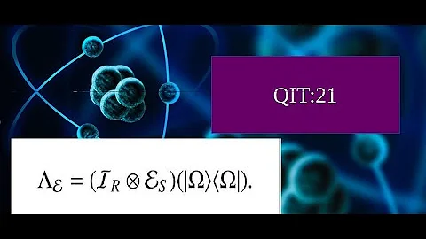 Quantum information theory--21 [Choi-Jamiolkows......