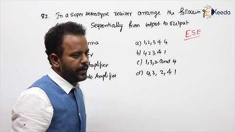 Understanding Challenging Concepts : GATE Communications | Problem On SHD Receiver 2