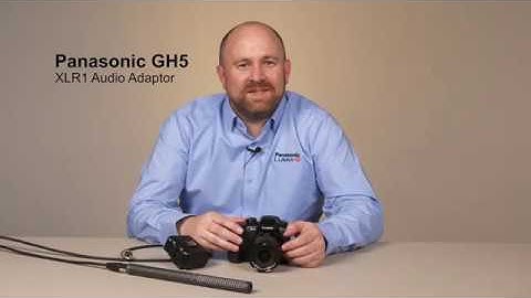 Lumix GH5 - How to use the XLR1 Audio Adaptor