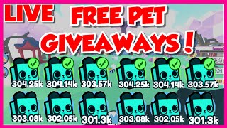 🔴PET SIMULATOR X PET GIVEAWAYS! | NEW FANTASY WORLD PETS! | Roblox LIVE!