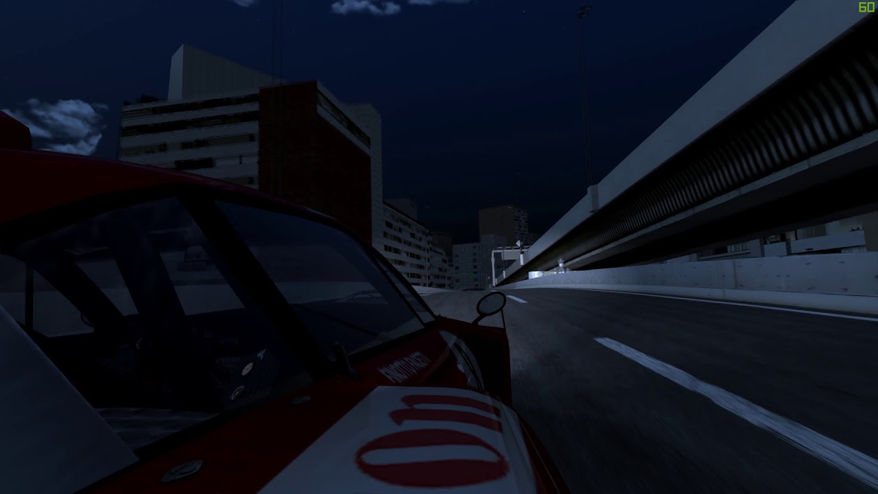Assetto Corsa Night | Drm Revival Ferrari 308 GTB Turbo | Shuto Expressway C1 Test