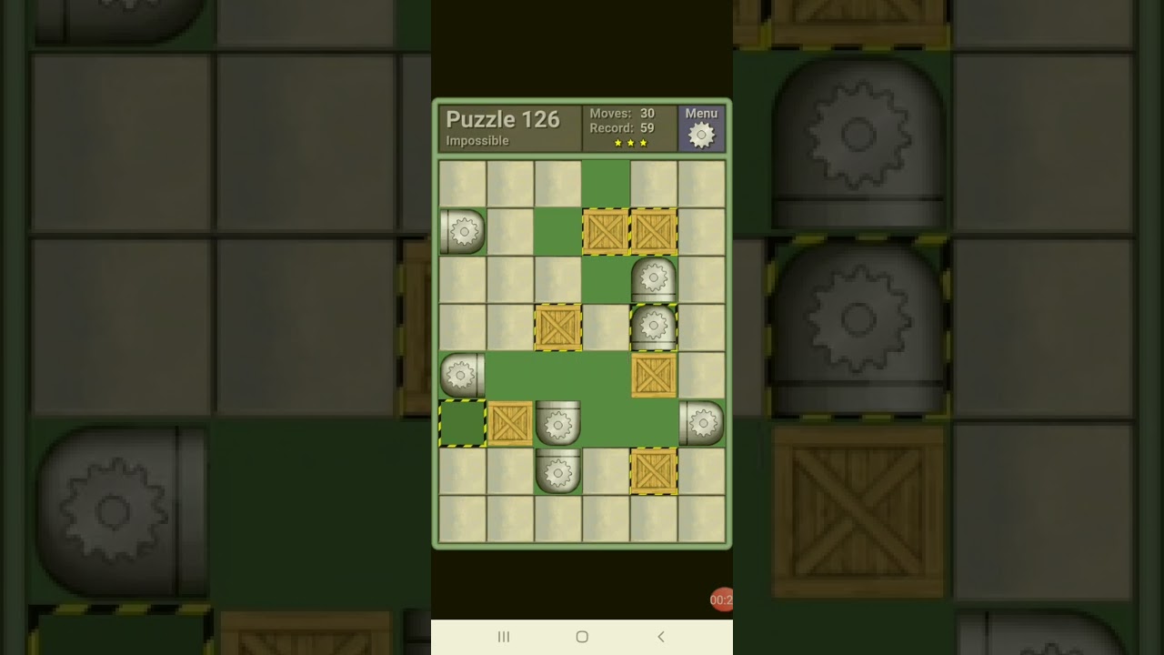 PUSHING MACHINE -- IMPOSSIBLE Puzzle 126 -- [59 moves] -- by qr637