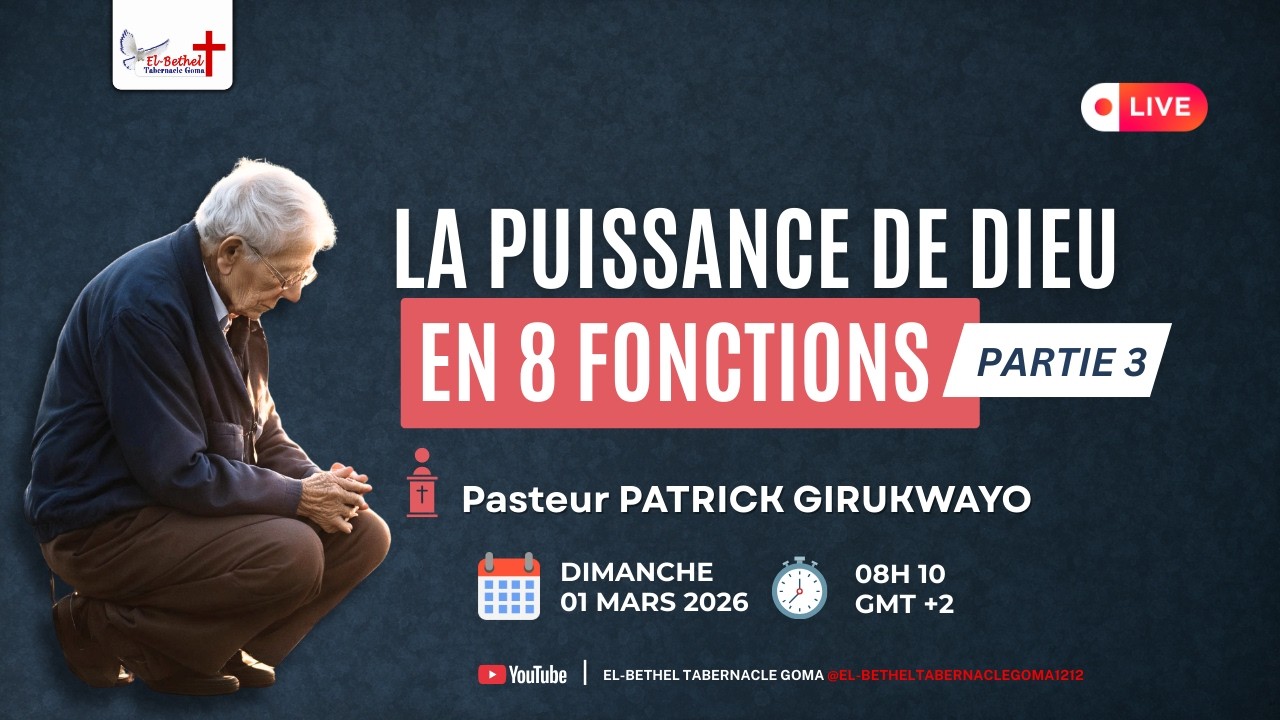 Les 8 Fonctions de la Puissance d'en Haut dans les Hommes Faits - Partie 3 | Dim 01.03.2026