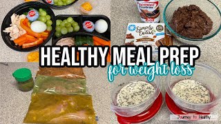 HEALTHY Meal Prep | What I’m prepping for weight loss | Breakfast, lunch & dinners! screenshot 1