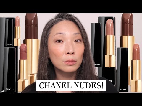 НОВЫЕ сияющие нюдовые помады CHANEL Rouge Allure!