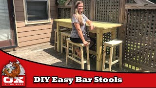 Making Easy Bar Stools