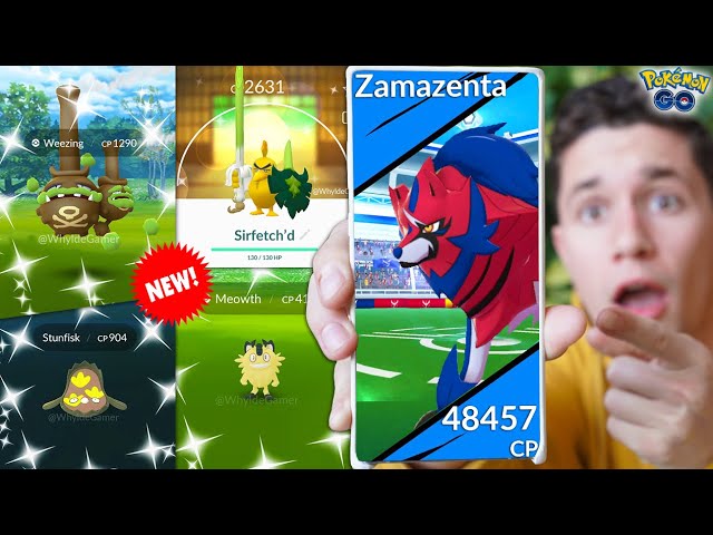 GENERATION 8 * in Pokémon GO + ZACIAN AND ZAMAZENTA, NEW GALAR