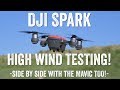 DJI Spark Strong Wind Testing!