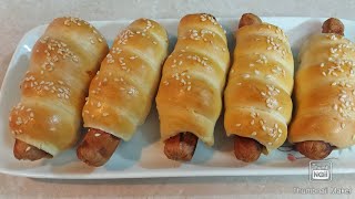 Sausage Rolls। Sausage Bread Roll Recipe #shorts