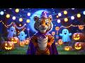 Tiger Halloween Party Adventure 🐯🎃👻 | Fun Spooky Learning Nursery Rhyme for Kids