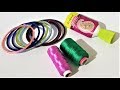 Easy Silk Thread Bangles Making Ideas | Reuse Ideas Of Old Bangles | DIY Art and Craft