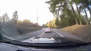 Dashcam shows Thurston County deputy pitting a BMW into a tree during pursuit video