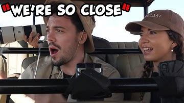 Maya & FaZe Adapt Watch Lions Nap In South Africa Up Close 🇿🇦