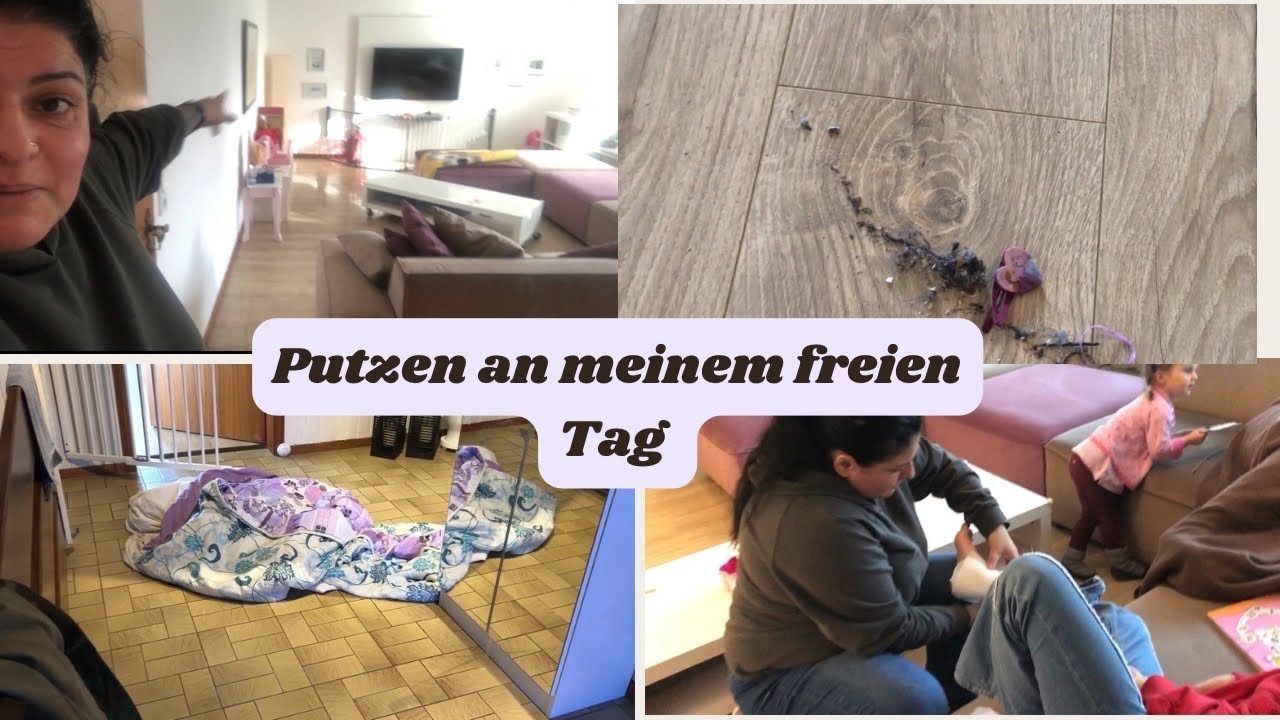 Putzen am arbeitsfreien Tag | Haushalt | Berufstätig | Mama | Dailyvlog | Familienvlog | Vlog