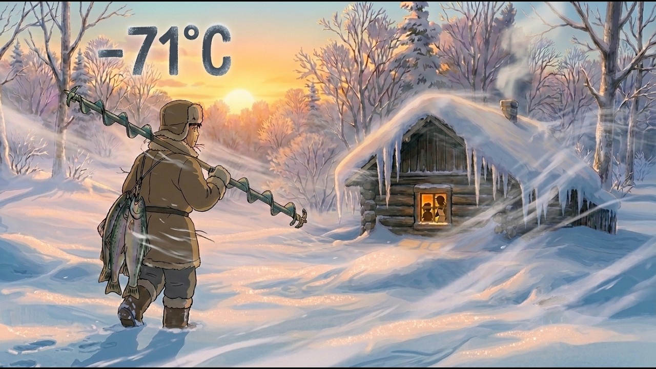 How do people survive at -71°C in Yakutia? ❄️ | Harsh Winter | Inspired by Studio Ghibli