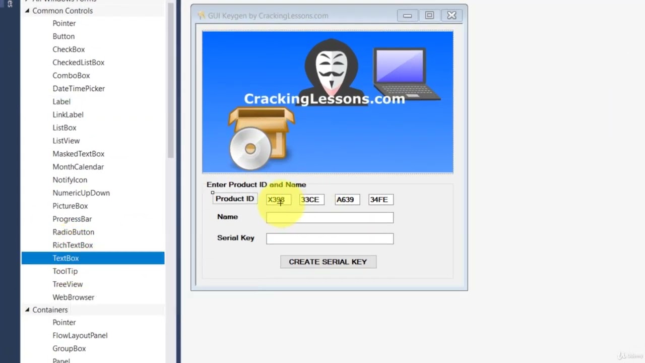 9. Build a GUI Keygen in C# with Visual Studio | Full Tutorial