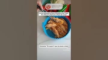 Forma de silicone air fryer #shorts