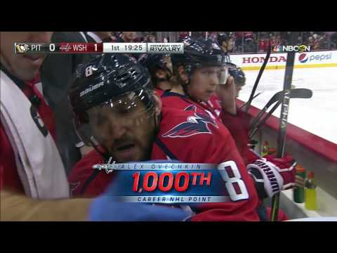 Gotta See It: Ovechkin scores 35 seconds into game for 1000th NHL point