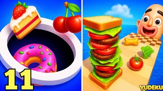 π₯ Fancy Hole Level 229β233 & Sandwich Runner Level 1924β1946! Epic Gameplay Challenge! #FancyHole
