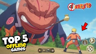 Offline Secret 🤫Top 5 Naruto Games 🤯2025 | Low / High graphics screenshot 4
