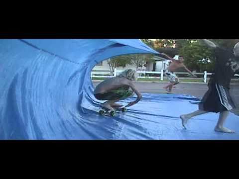 Tarp surfing 30 FOOT TUBE Tow-Ins
