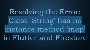 Resolving the Error: Class 