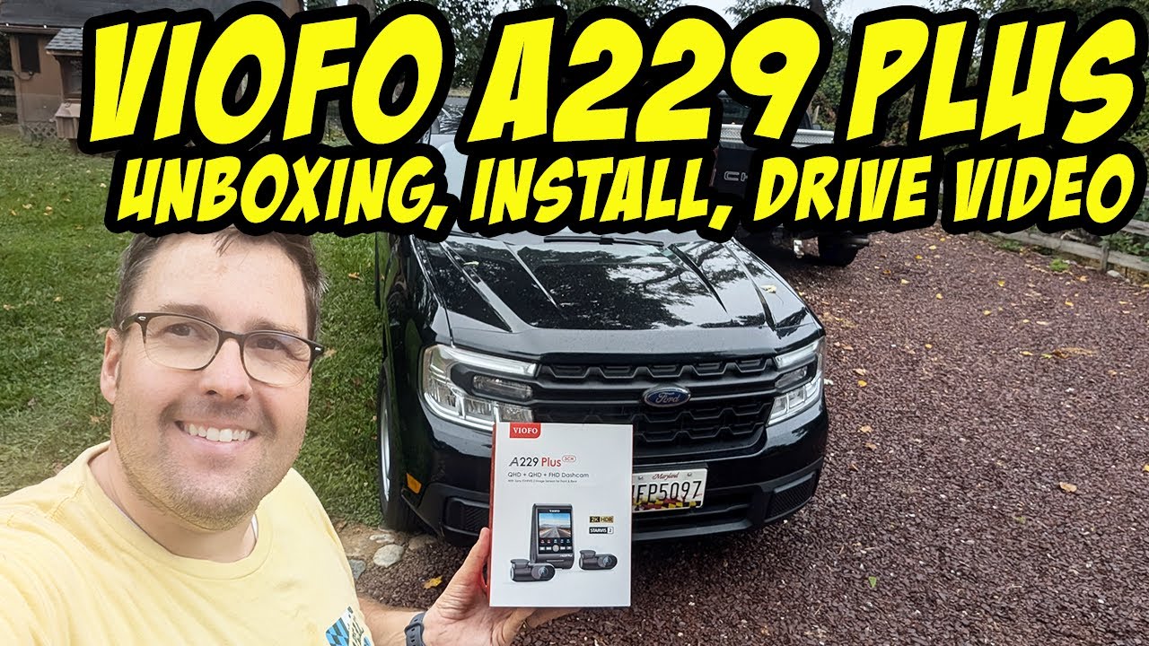 Установка видеорегистратора Viofo A229 в мой Ford Maverick! Распаковка, установка и захватывающие...