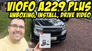 Installing the Viofo A229 Dashcam in My Ford Maverick! Unbox, Install & Epic Test Drive Footage!