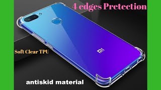 Xiaomi Mi 8 Lite Four edge Shatter-Proof Soft Clear Back cover case screenshot 5