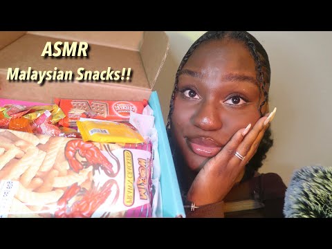 ASMR | First Time Trying MALAYSIAN SNACKS!!!