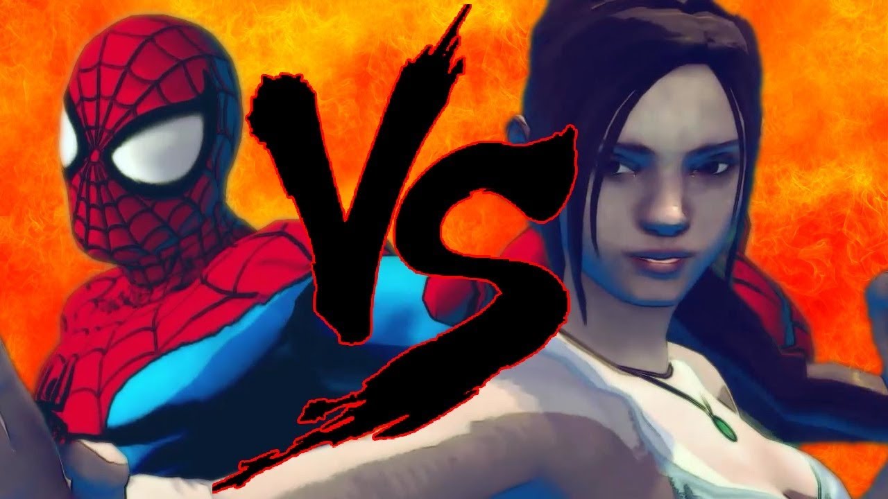 Spider-Man vs Shredder - Ultra Street Fighter IV Mod - YouTube