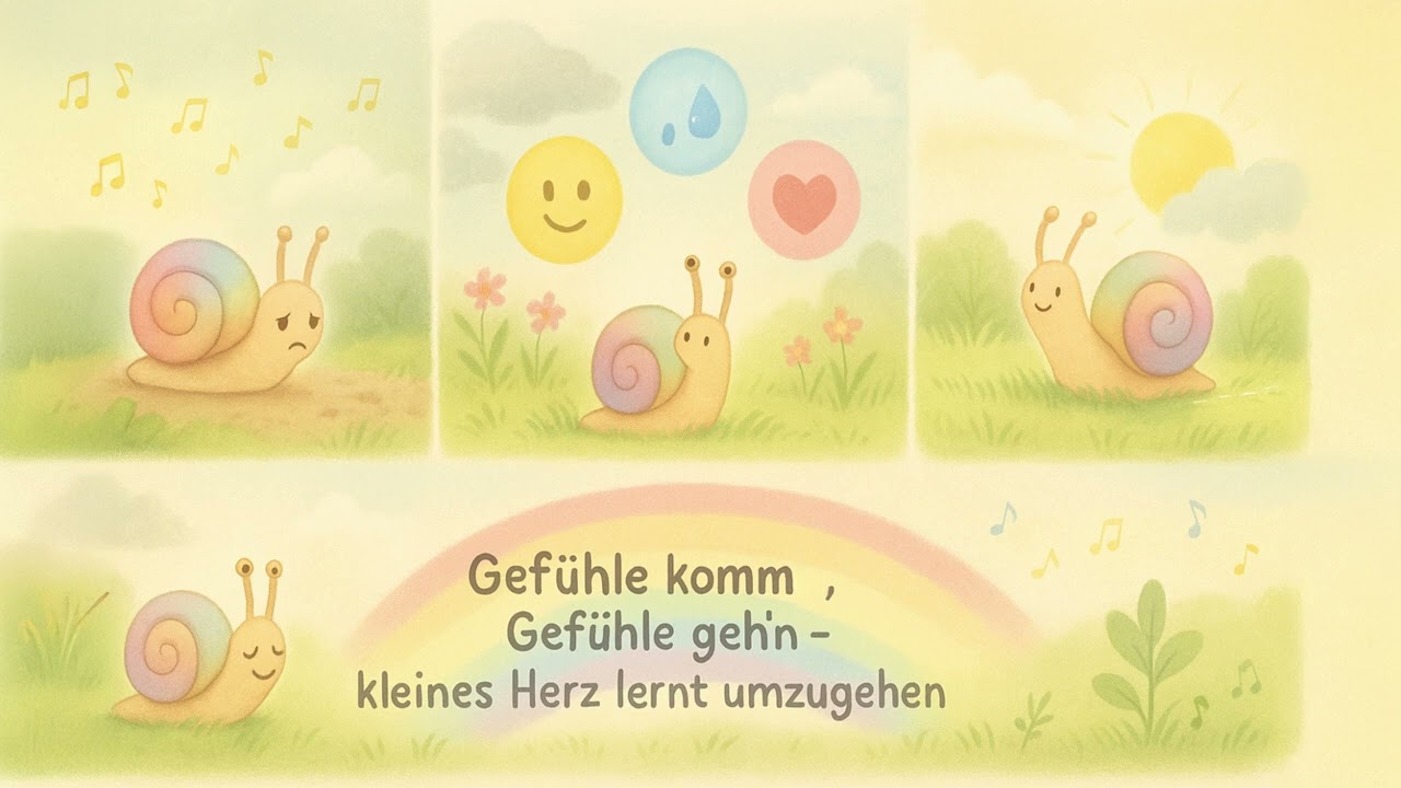 Wie fühl ich heute? 🐌💖 | Sanftes Kinderlied über Gefühle | Lieder-Zwerg