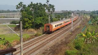 1071214 台鐵510次莒光號&2143次區間車通過雲林林內陸橋下