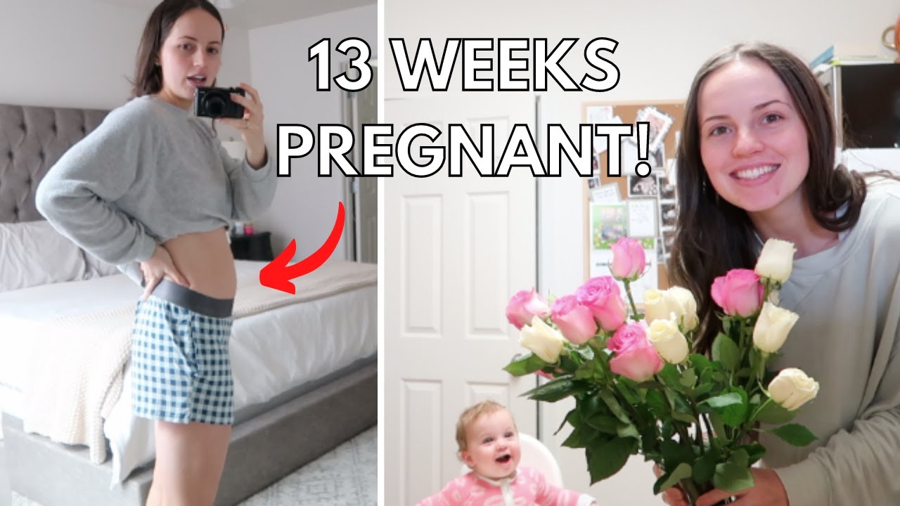 13 Week Bump Update + First Trimester Symptoms | Mother's Day Weekend