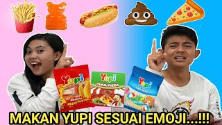 MAKAN YUPI SESUAI EMOJI, BANYAK JEBAKANNYA?! | CHALLENGE | Mikael TubeHD