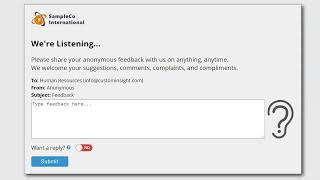 Online Suggestion Box