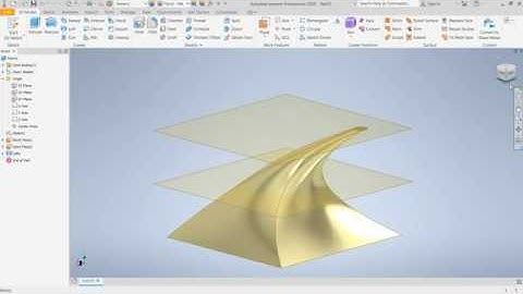 Autodesk Inventor 2020: 9: 3D Loft