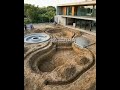 Luxury Lagoon Pool Backyard Design Idea