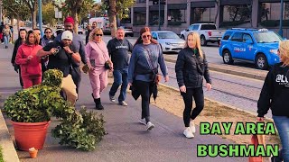 Bushman prank 2023: He was getting ready to throw down! San Francisco California