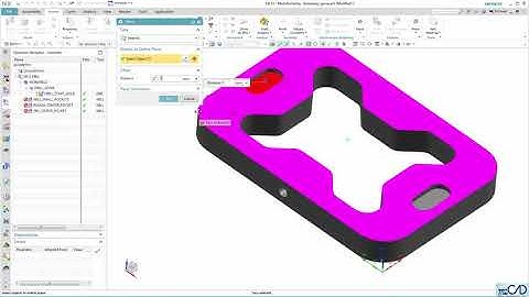NX12 Tutorial - CAM BASIC - 32 Boundary Object Creation
