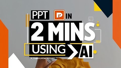 Create Stunning AI Presentation PPTs in Minutes!