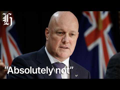 'Absolutely not': Christopher Luxon defends his position as Prime Minister